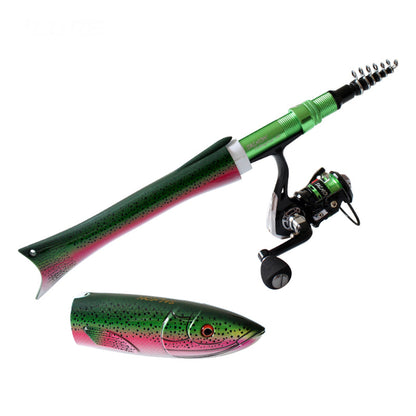 Telescopic Carbon Fishing Rod Under 6 Feet for Saltwater Lure Fishing with Fast Action