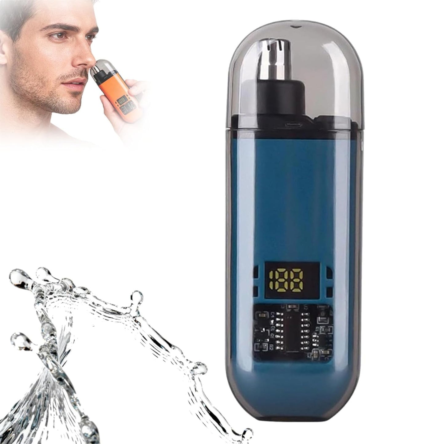 Ultimate 2-In-1 Nose Hair Trimmer For Effortless, All-Day Comfort,Electric Nose Hair Trimmer