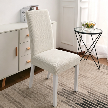 100% Waterproof Dining Room Chair Cover , Stretch Jacquard Parson Chair Slipcover