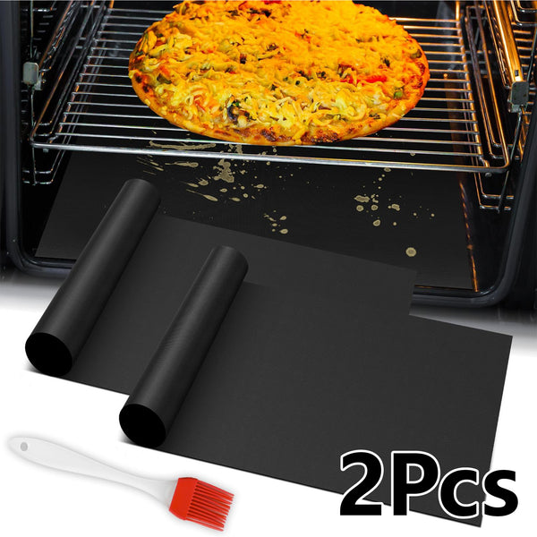 Oven Liners for Bottom of Oven, Sheet Pan Liner Teflon, Heavy-Duty Non-Stick Reusable