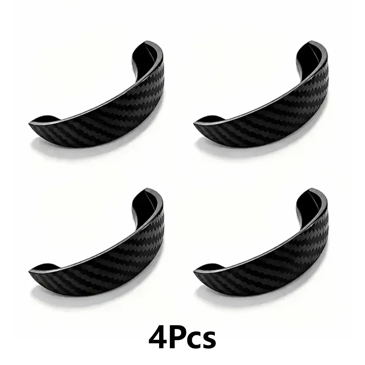 4Pcs Car Rear‑View Camera Rain Shield, Soft PVC Sun Shade Cover