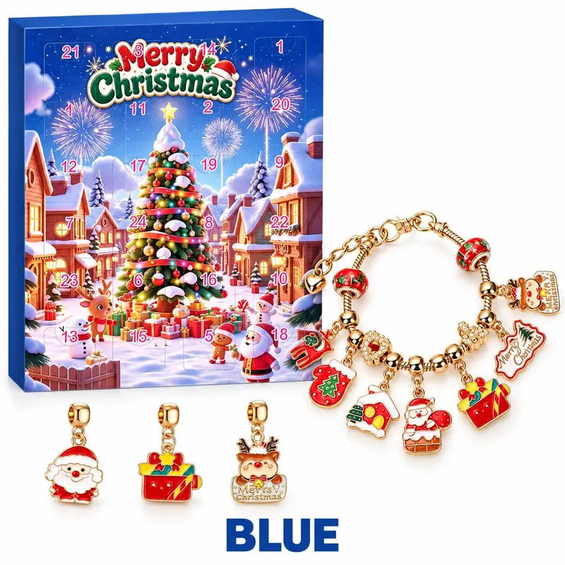 24-Day Christmas DIY Craft Bead Charms Kit
