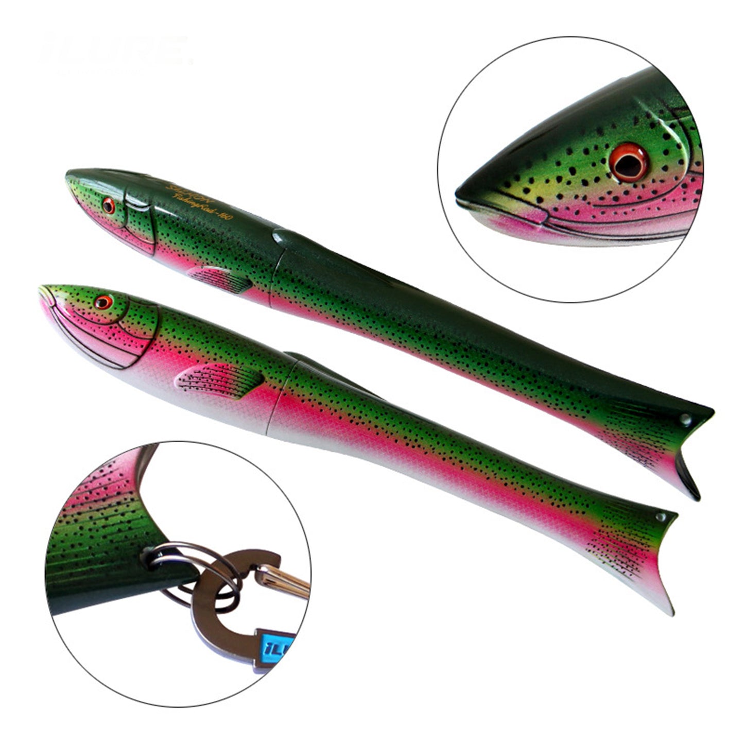 Telescopic Carbon Fishing Rod Under 6 Feet for Saltwater Lure Fishing with Fast Action