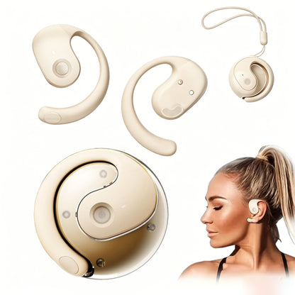 Open Ear Buds Headphones Bluetooth 5.4,Bone Conducting Air Bone Conduction Headphones