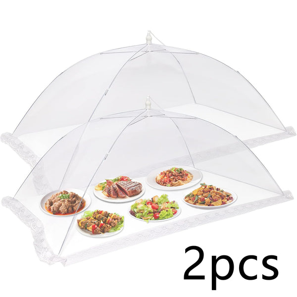 2 Pcs Simply Genius Pop-Up Mesh Food Covers 40X60cm