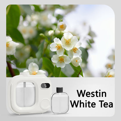 Waterless Essential Oil Diffuser Portable Cordless Aromatherapy Scent Machine with 5 Mist Modes