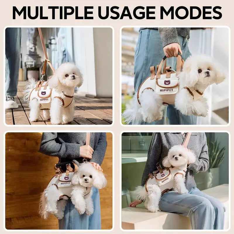Portable Breathable Pet Carrier Purse, Puppy Tote for Dogs & Cats