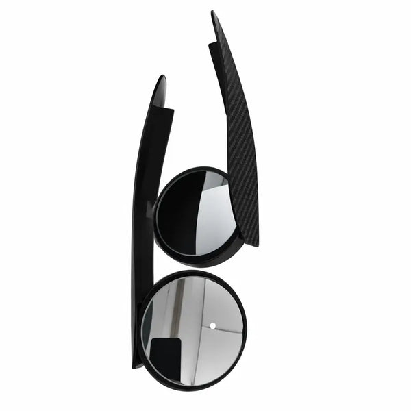 2Pcs Car Rearview Mirror Rain Visor with 360° Adjustable Blind Spot