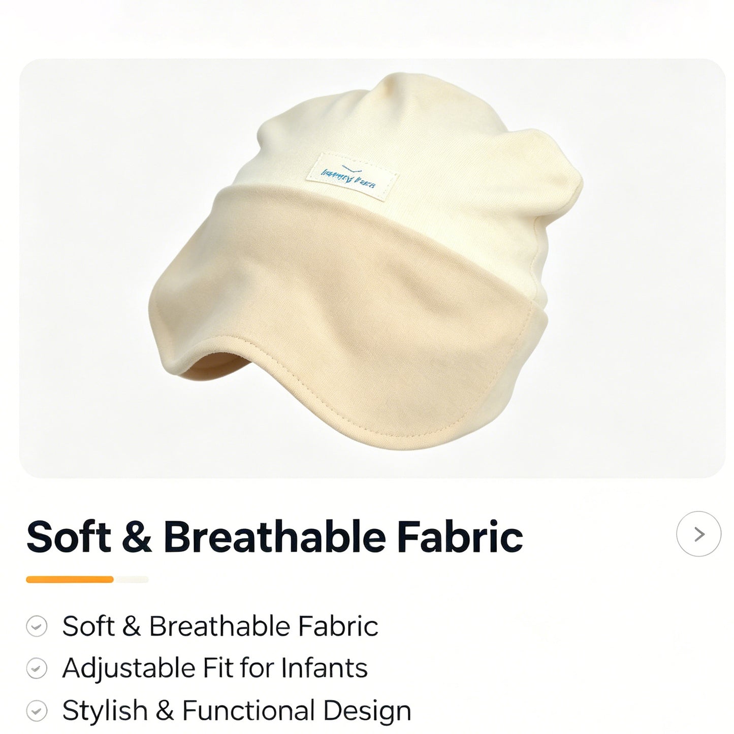 Foldable Brim for Sun Protection & Eye Protection Baby Hat