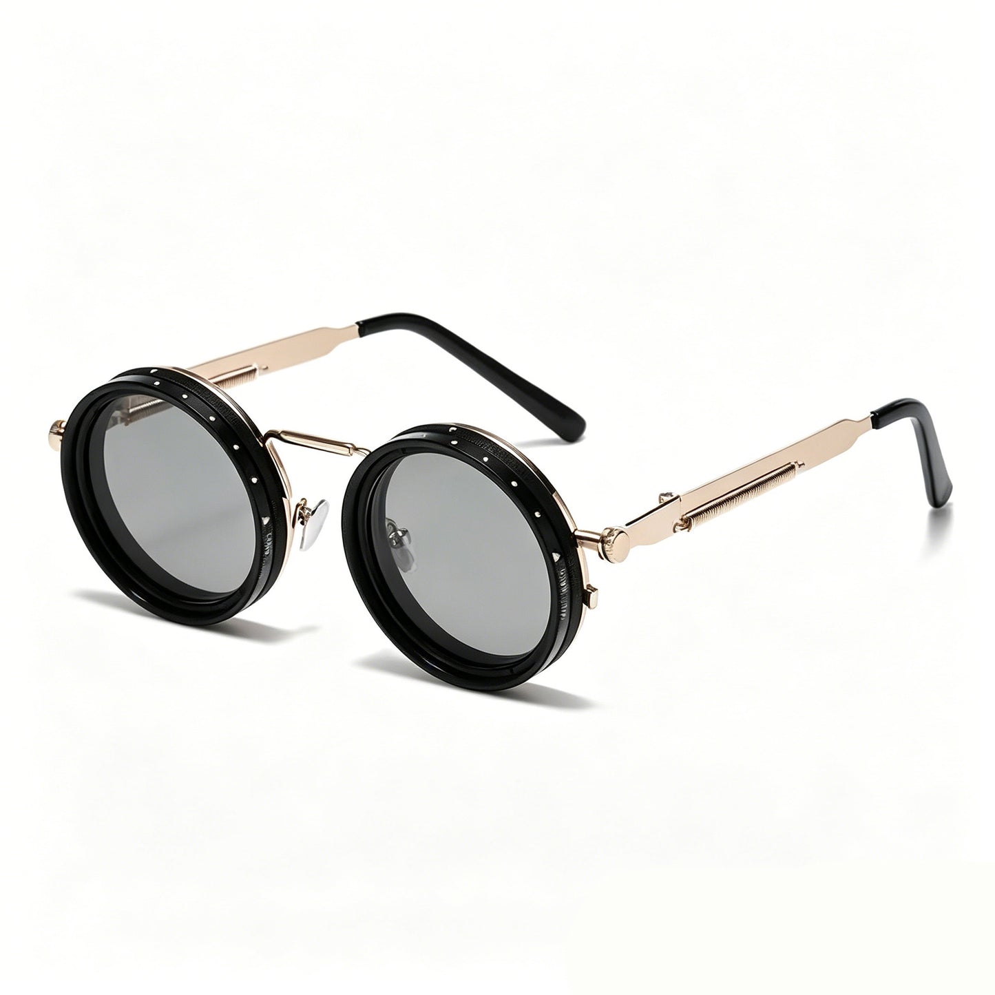 Adjustable Shades Glasses Tint Rounded Polarized Uv400 Lenses Nd Filter Sunglasses 1-9 Gears