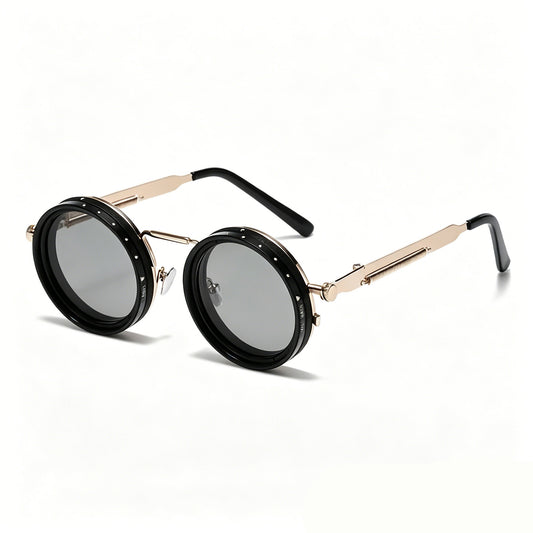 Adjustable Shades Glasses Tint Rounded Polarized Uv400 Lenses Nd Filter Sunglasses 1-9 Gears