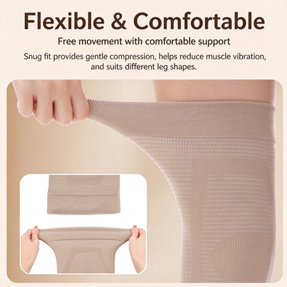 1Pair Unisex Knee Sleeves—Warm, Comfortable, and Featuring an Anti-slip Design