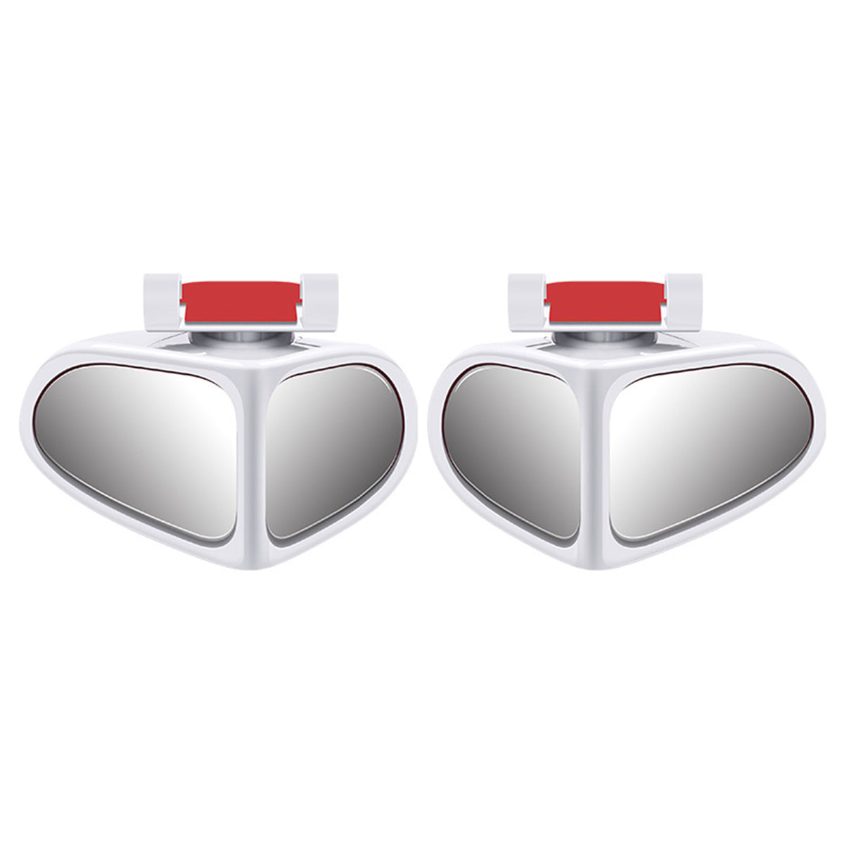2PCS Car Blind Spot Mirror, 360 Degrees Panoramic Adjustable Wide-angle Mirror
