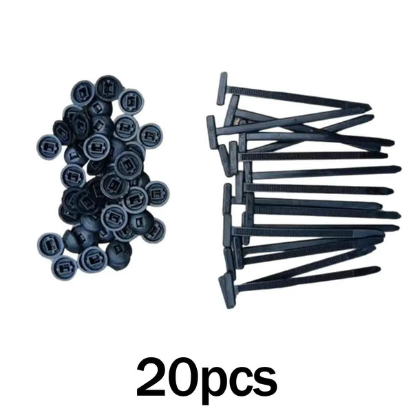 Nylon Cable Tie Buckle Kit PA66 Windproof Tensile Strength