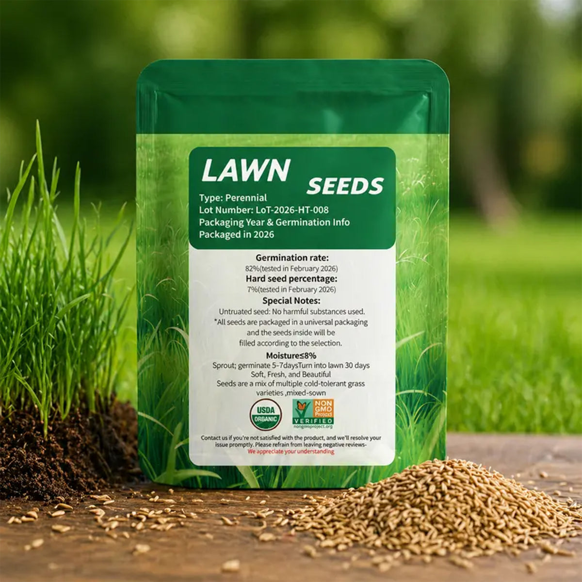 17000+ Grass and Shade Grass, Grows Quickly and Withstands All Seasons