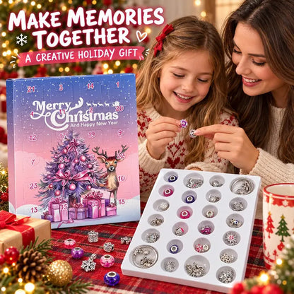24-Day Christmas DIY Craft Bead Charms Kit