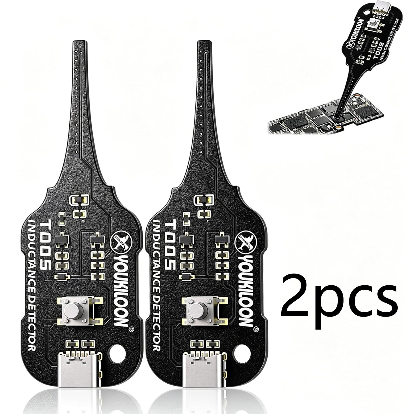 2PCS Type-C Capacitance and Inductance Tester