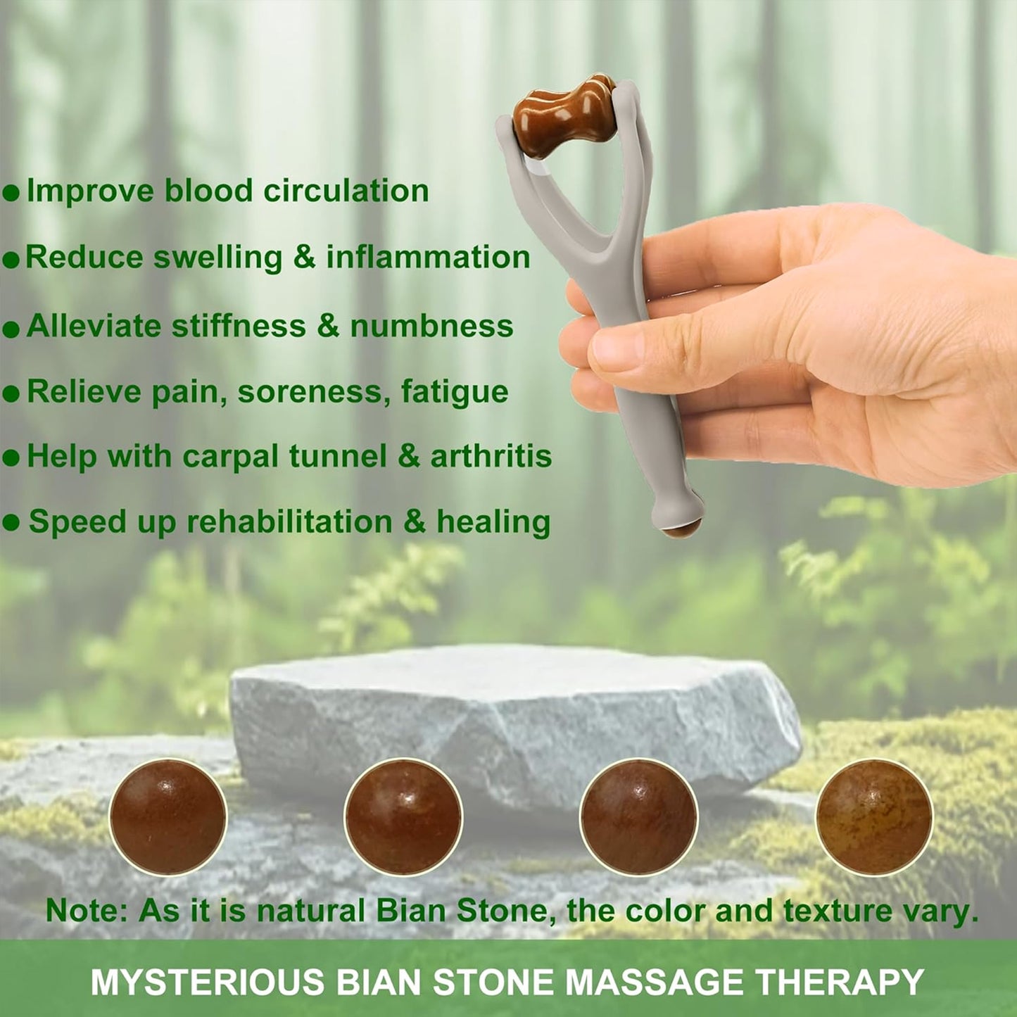 2Pcs Finger Massager, Hand Massager for Arthritis and Carpal Tunnel