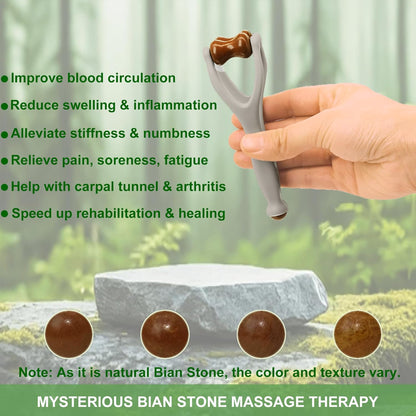 2Pcs Finger Massager, Hand Massager for Arthritis and Carpal Tunnel