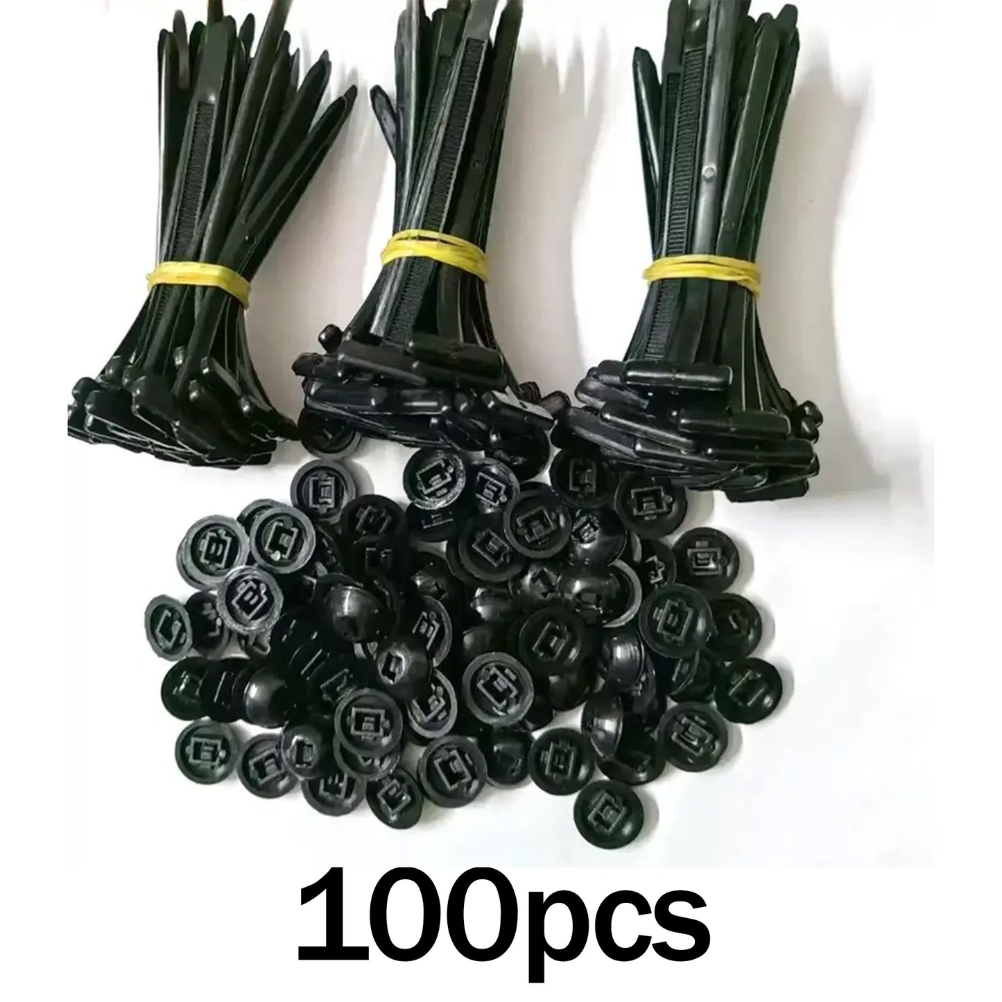 Nylon Cable Tie Buckle Kit PA66 Windproof Tensile Strength