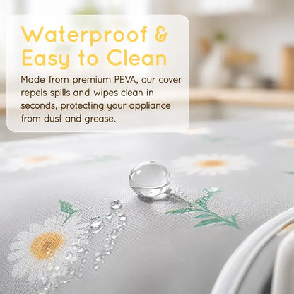 3Pcs Multipurpose Refrigerator Dust Cloth Proof Cover With Storage Pockets Bags