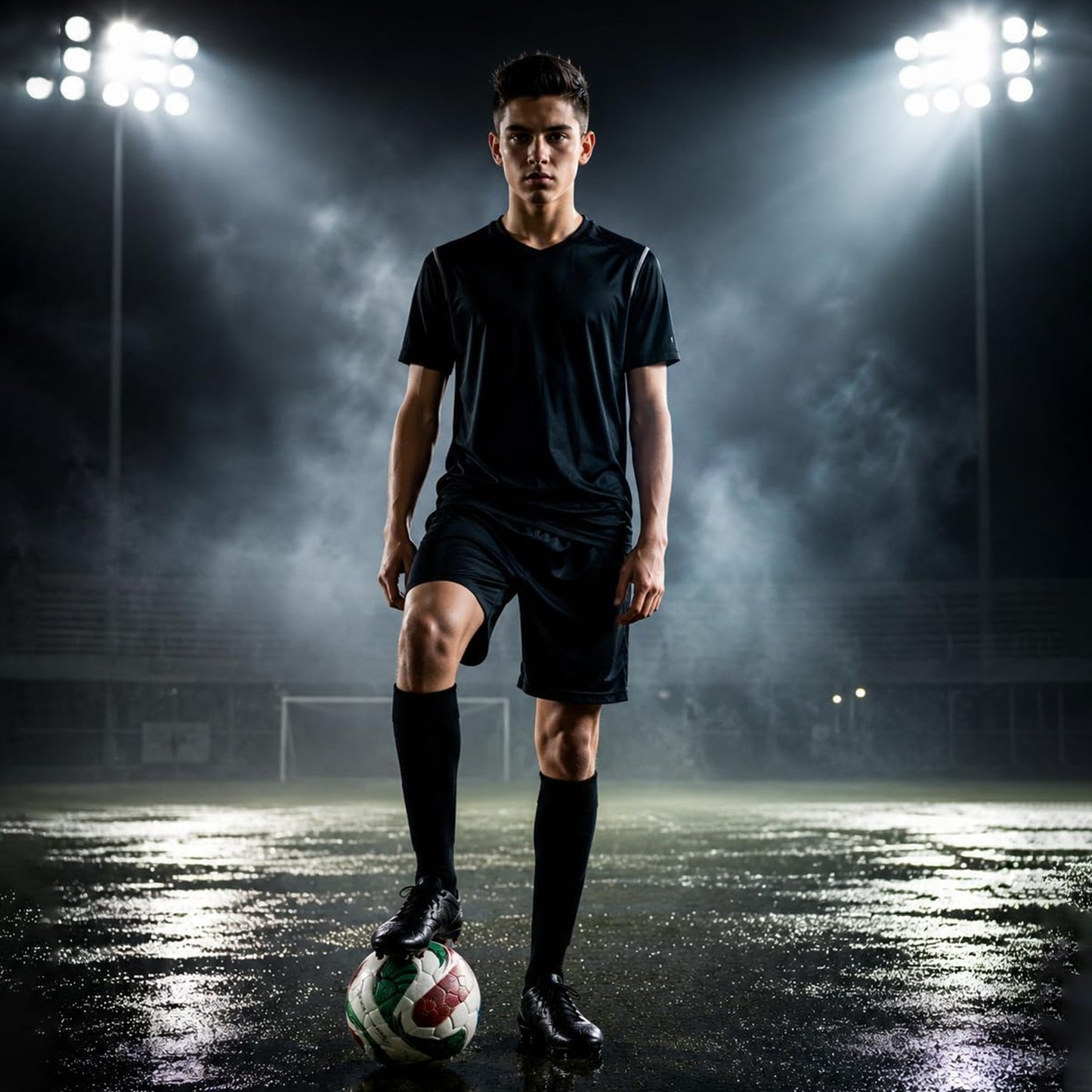 Premium Size 5 Official 2026 World Cup Football - Tri-Host Design – Butyl Bladder, Enhanced Grip Surface