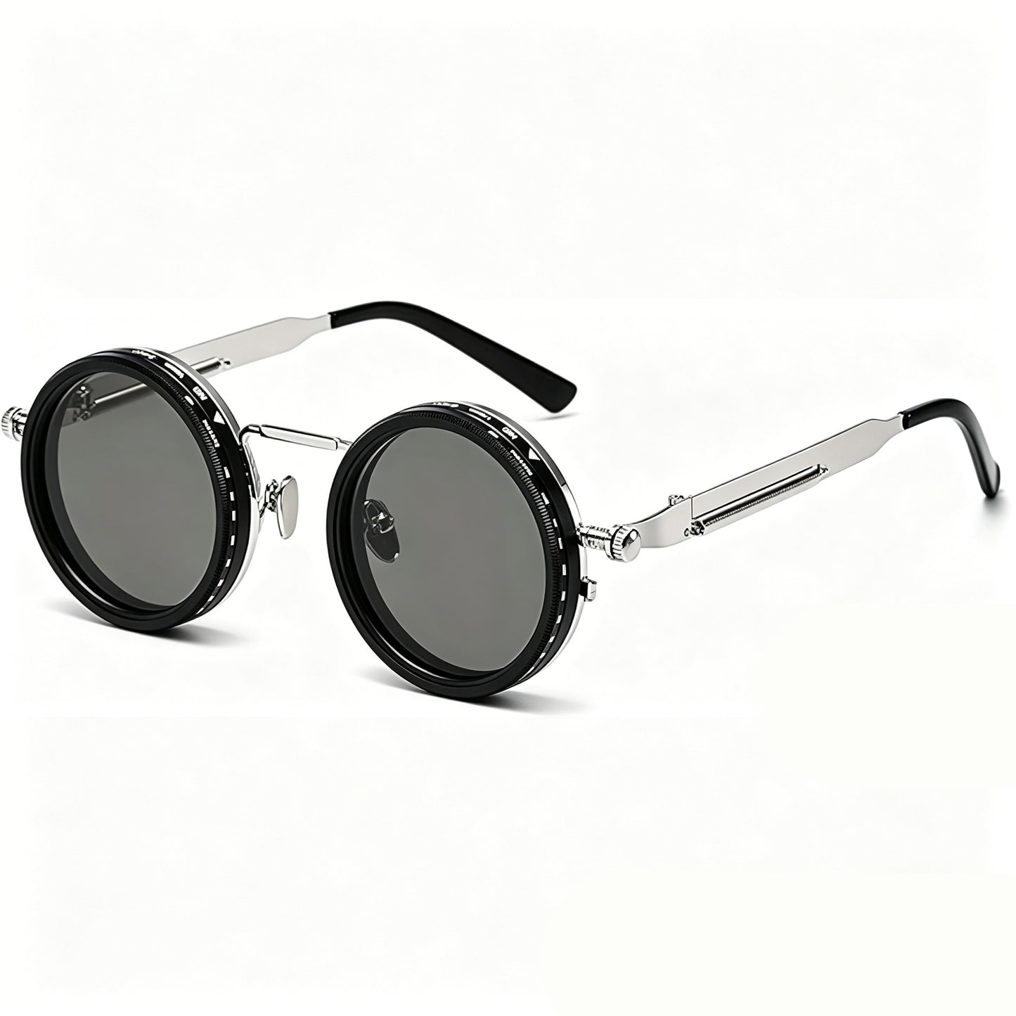Adjustable Shades Glasses Tint Rounded Polarized Uv400 Lenses Nd Filter Sunglasses 1-9 Gears
