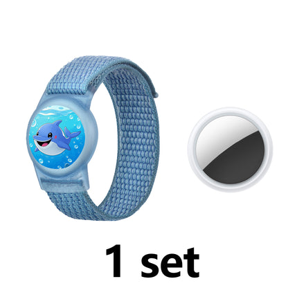 Cute Cartoon Pattern Nylon Bracelet Compatible with Tracker for Kids