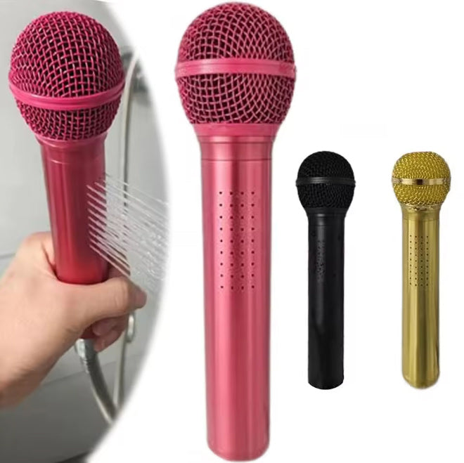 Microphone-Shaped Water-Purifying Showerhead