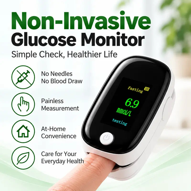 Non-Invasive Fingerstick Blood Glucose Meter—Results in 5 Seconds