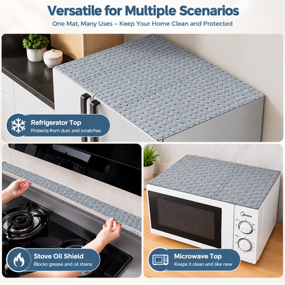 5Pcs Disposable Fridge Top Oil Absorbent Mat 24 * 36in Waterproof Dust Proof Pad