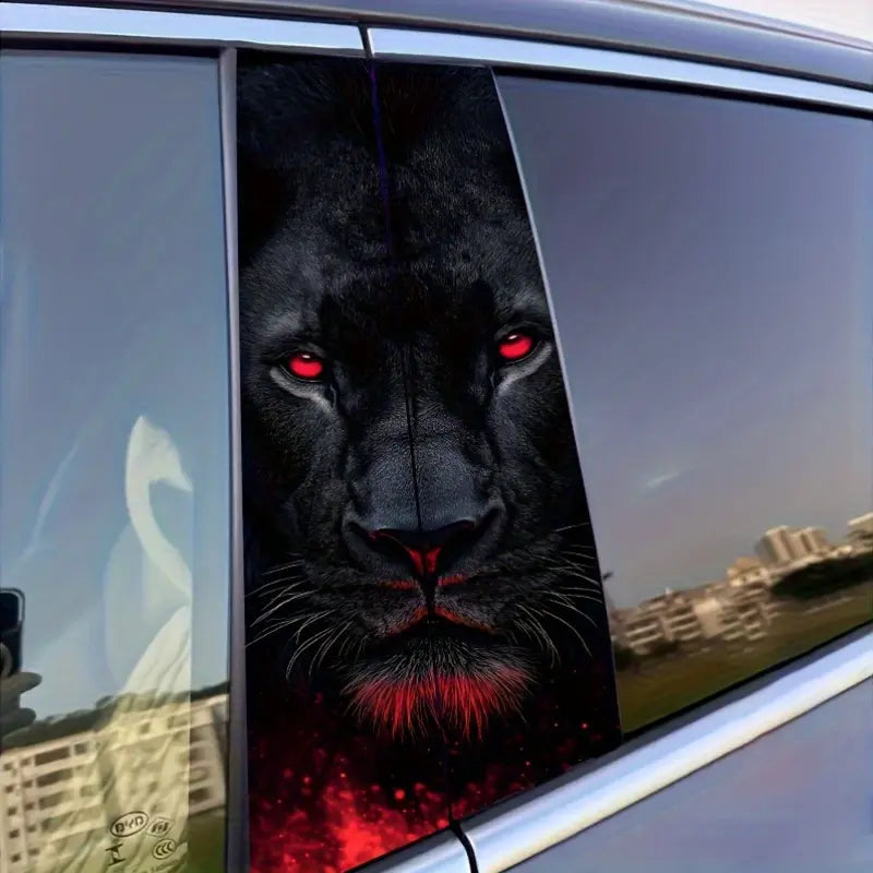 2PCS Animal Background Car Stickers Protective Stickers