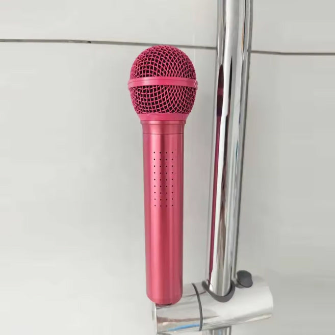Microphone-Shaped Water-Purifying Showerhead
