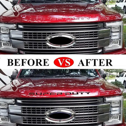 For 2017- 2022 Models ONLY!3D Raised Super Duty Insert Letter Emblem Decal