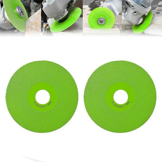 2Pcs Rock Slab Grinding Disc Cutting Blade, 4 * 7/8 inch