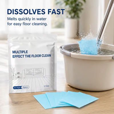 100Pcs Floor Cleaning Tablets Multi-Surface Antibacterial Cleaner