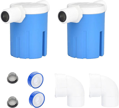 2PCS Automatic Water Level Control Valve Inside Type,side Inner Water Automatic Float Valve Water Level Control Valve Uesd