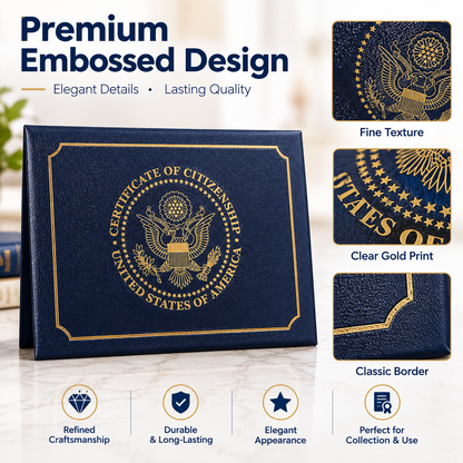 U.S. Citizenship Certificate Protective Sleeve — 250th Anniversary Commemorative Edition