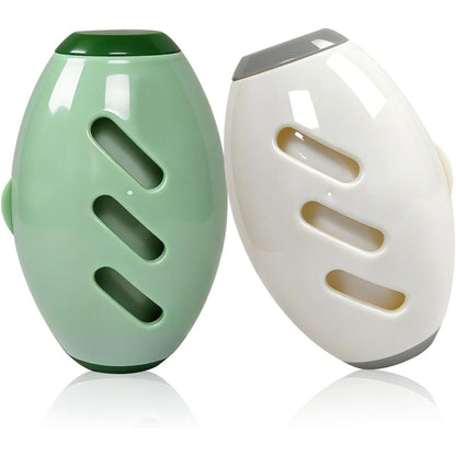 2Pcs Reusable Silicone Lint Roller, Washable Sticky Roller Powerful Adhesion for Pet Hair and Dust Removal