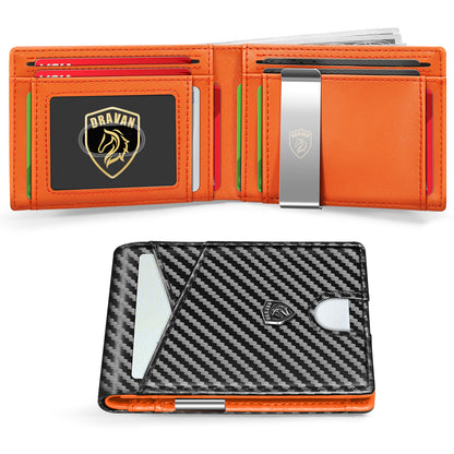 Father's Day Gifts, Men's Minimalist Carbon Fiber Card Holder