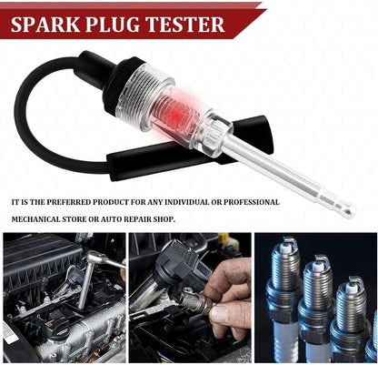 Inline Spark Plug Tester - Plug-in Easy Use Complete Kit