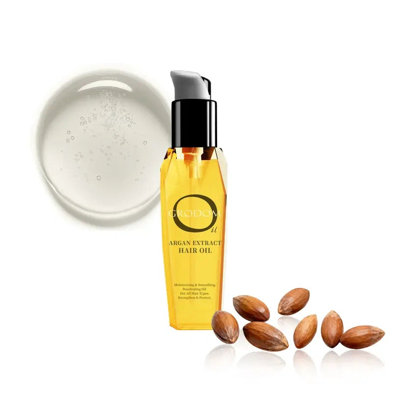 Argan & Coconut Hair Oil - Lightweight Non-Greasy Serum for Instant Smooth