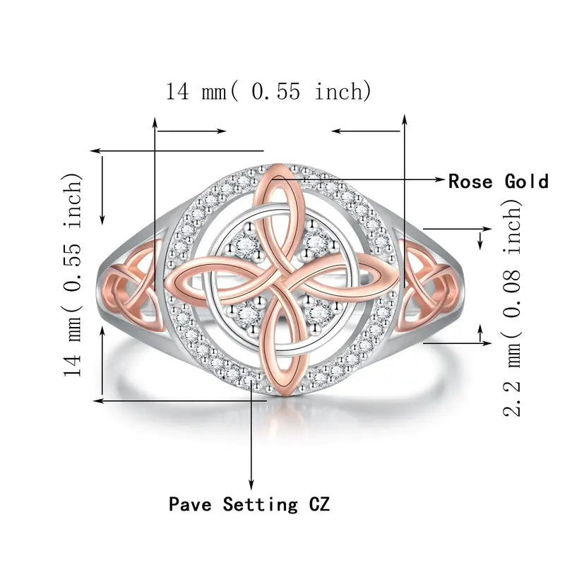 Witches Knot Ring Original Celtic Knot Jewelry