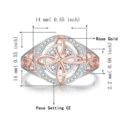 Witches Knot Ring Original Celtic Knot Jewelry