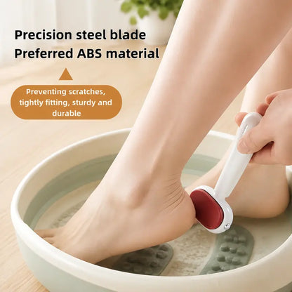 2Pcs Dual-Sided Foot Callus Remover Handheld Manual Foot Care Tool