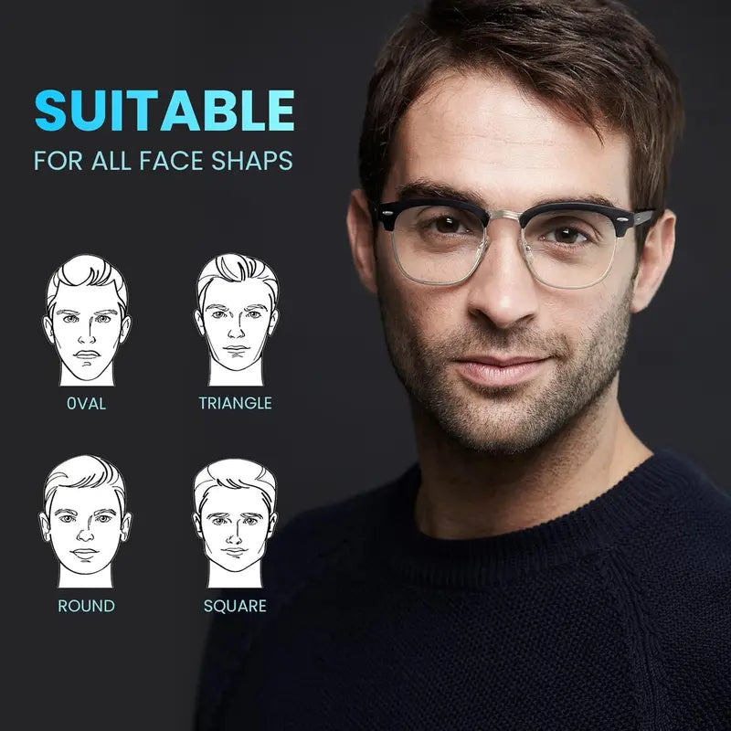 Computer Photochromic Blue Light Blocking Glasses Men Women, Anti Blu-Ray