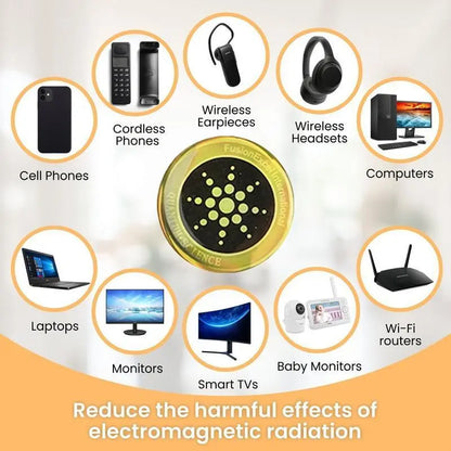 EMF-Reducing Stickers,Multi-Device Protective Stickers