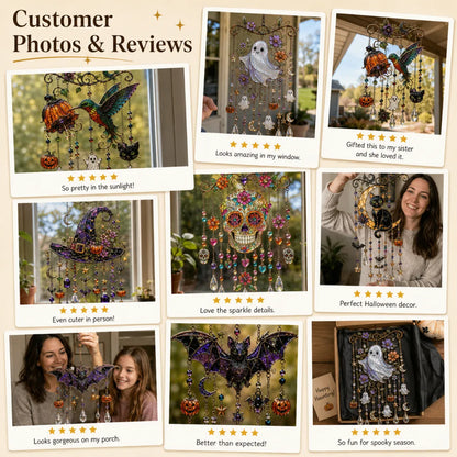 Halloween Suncatcher Wind Chime
