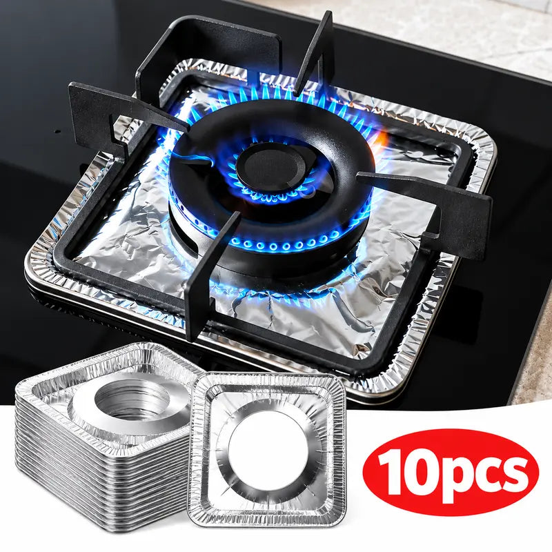 Disposable Stove Burner Protector, Aluminum Foil Stove Burner Protector