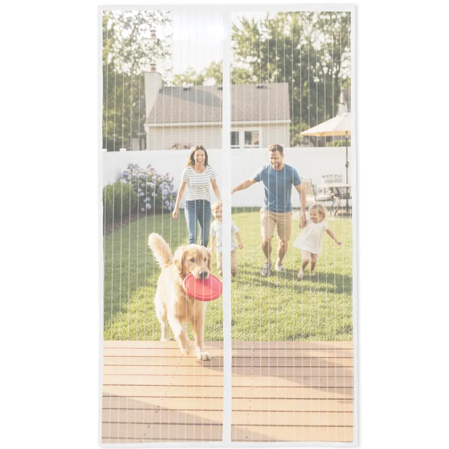 Magnetic Screen Door – Automatic Close, Keeps Bugs Out, Pet & Kid Friendly